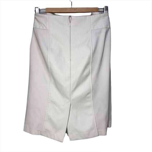 SIZE 20 Addition Elle Michel Studio Cream Pencil Skirt - Picture 3 of 10
